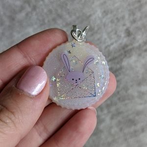 🌈BOGO🌈 Resin Keychain - Kawaii Bunny Mail
